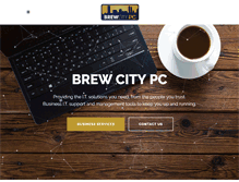 Tablet Screenshot of brewcitypc.com
